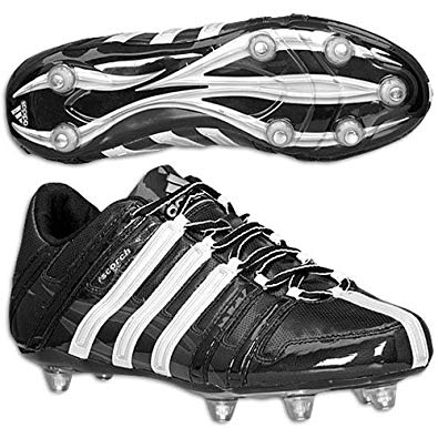 New Adidas Scorch 8 D Low Football Cleat Molded Black/White Men 12.5