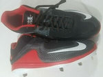 New Nike Men's Air MVP Pro Metal 2 Baseball Shoes Black/Red/White Size 12.5