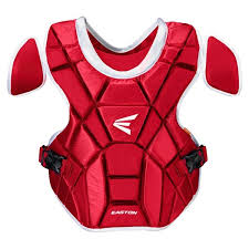 New Easton Mako Chest Protector Fastpitch A165307 13" Red/White Intermediate