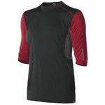 New Demarini Men's Comotion Mid Sleeve T-Shirt Large Black/Gray/Red