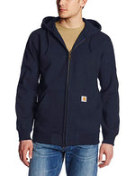 New Carhartt Men's Rain Defender Paxton Heavyweight Hooded Sweatshirt Navy Large