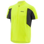 New Louis Garneau Connection Jersey Men Bright Yellow/Black Pockets in Back Med