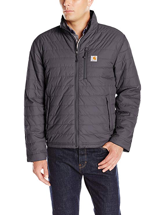 New Carhartt Men's Gilliam Jacket Black Medium 100% Nylon