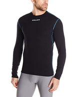 New Bauer Adult NG Core Long Sleeve Crew Shirt XX-Large Black/Royal 1042836