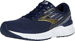 New Brooks Men's Adrenaline GTS 19 Athletic Shoe Size 10.5 Wide Navy/Gold/Grey