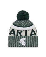 New Adult NCAA NE17 Sport Knit Beanie - Team Color, Spartan's Green/White OSFM