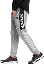 New Adidas Mens Post Game 7/8 Fleece Lined Jogger Pants Grey Size 2XL
