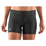 New Under Armour Short Volleyball React 4" Short 1232843 Black Large