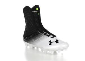 New Under Armour Highlight MC Football Cleats Size 9 Blk/Wht