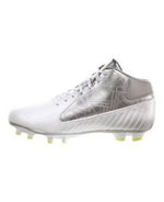 New Under Armour Gauntlet Mid MD 1236927 Men's 10.5 White/Silv Footballl Cleats