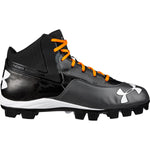 New Under Armour Men's UA Ignite Mid RM CC Blk/Gray Size 11.5 Baseball Cleats