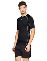 New Under Armour Men's Medium HeatGear Black Short Sleeve Compression Shirt