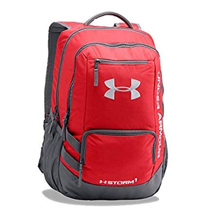 18 in laptop backpack under armour New Under Armour UA Team Hustle Storm Backpack, Red/Graphite/Silver 18 – PremierSports