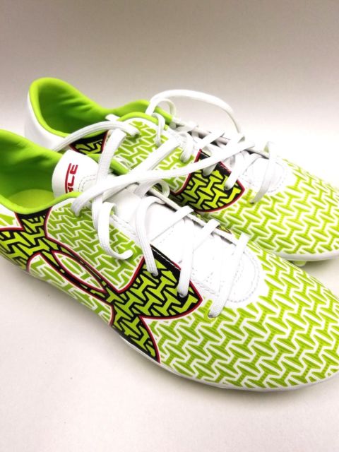 New Under Armour Mens 6.5 CF Force 2.0 FG Soccer Green/White Molded Cleats