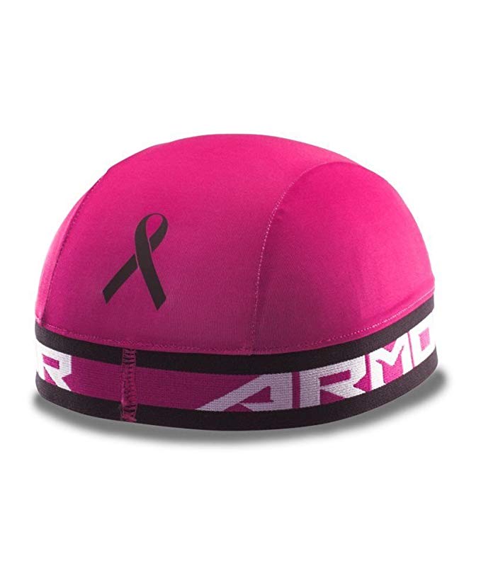New Under Armour Men's Mesh Skullcap Pink/Black Adult OSFA