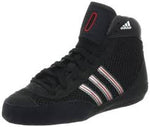 New Adidas Combat Speed lll K Wrestling Shoes G12671 Youth Size 4 Blk/Slvr/Red