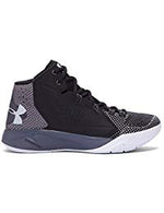 New Under Armour W Torch Fade Women 7.5 Basketball Shoes Blck/Gray/Wht
