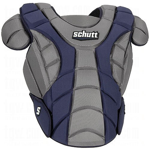 New Schutt Sports Scorpion Chest Protector for Softball 13 Inch Black/Silver