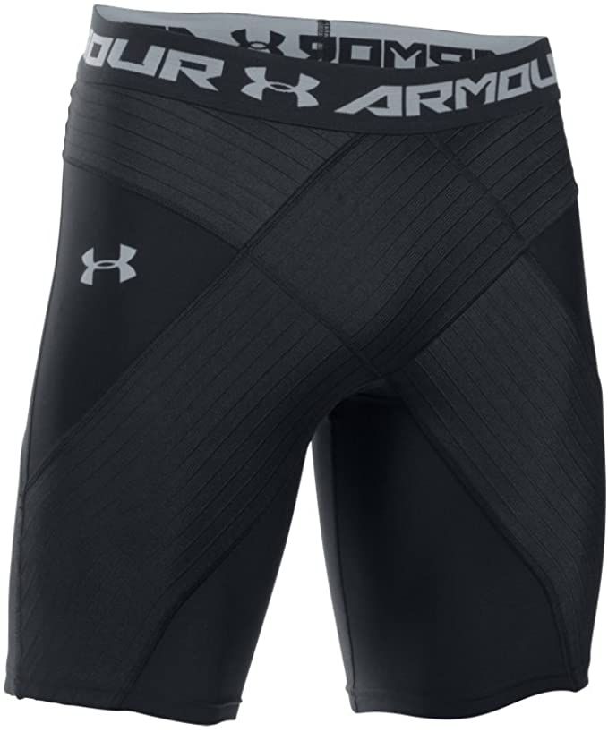 Core Short Pro New Under Armour Men's Core Short Pro Shorts X-Large Black/Silver ...