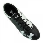 New Under Armour Junior Spotlight DL FG Black/White Size 12 Soccer Cleats