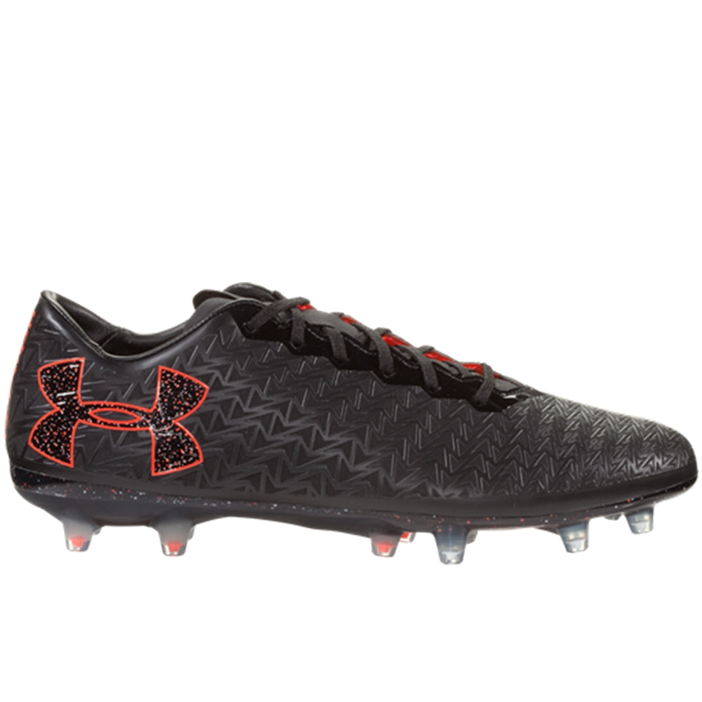 New Under Armour Mens 12 UA ClutchFit Force 3.0 FG Soccer Molded Cleats Blk/Org