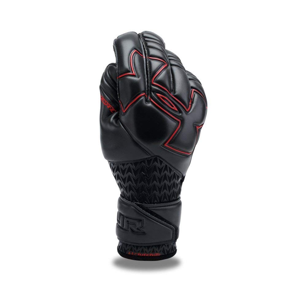 New Under Armour Desafio Pro Goal Keeper Soccer Glove Mens 10 Clutchfit Blk/Rd