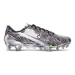 New Under Armour Spotlight Molded Football Cleats Men Size 13.5 Metallic/Silver