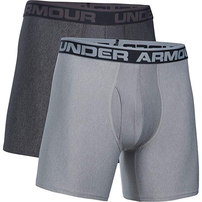 New Under Armour O-Series Boxerjock -2-Pack - Men's XXL Black/Gray