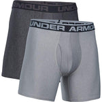New Under Armour O-Series Boxerjock -2-Pack - Men's XXL Black/Gray
