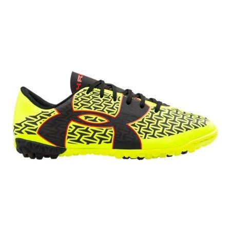 New Under Armour ClutchFit Force 2.0 ID Soccer Shoes Mens 7.5 Black/Yellow