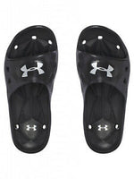 New Under Armour Boys' UA Locker III Slides Youth 7Y Black