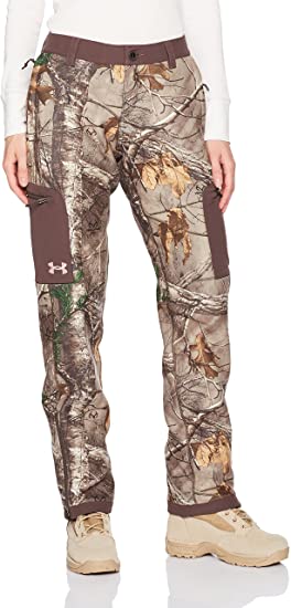 New Under Armor Women's Super Fleece Mid Season Pants XL Camo For