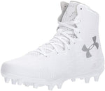 New Under Armour Women's 7.5 Lax Highlight MC Lacrosse Shoe White Molded Cleat