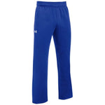New Under Armour Men's Polyester Warm Up Pants Royal White Logo Size X-Large