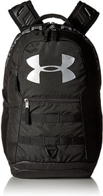 New Under Armour Adult Big Logo 5.0 Water Resistant Backpack Black/Silver