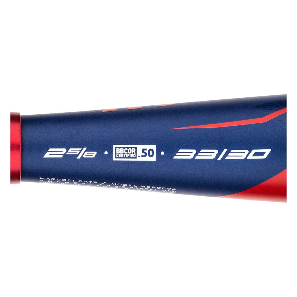 New Other Marucci CAT9 Connect Pastime BBCOR Baseball Bat Red/White/Blue 33/30