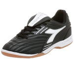 New Diadora Little Kid Monza ID Soccer Shoe 12.5 Black/White/Silver
