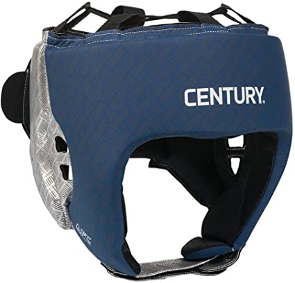 New Century Brave Headgear Martial Arts Head Protector Size L/XL Navy/Grey