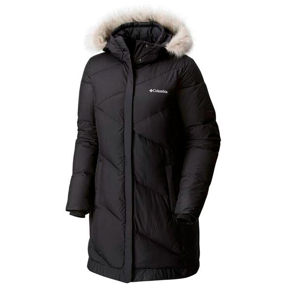 New Other Columbia Women Plus Size Snow Eclipse Mid Length Jacket Black X-Large