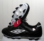 New Umbro Speciali Legacy-A-KTFG Mens 8 Molded Soccer Cleat Black/Red/White