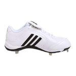 New Adidas Men's 11.5 Excelsior 6 Low Baseball Cleat White/Black Metal Cleats