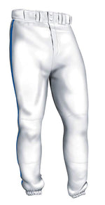 New Easton Pro Pipepant Baseball Pants Adult XX-Large White/Black A164144