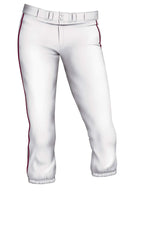 New Easton Womens Pro Pants With Piping White/Navy XX-Large Softball Pants