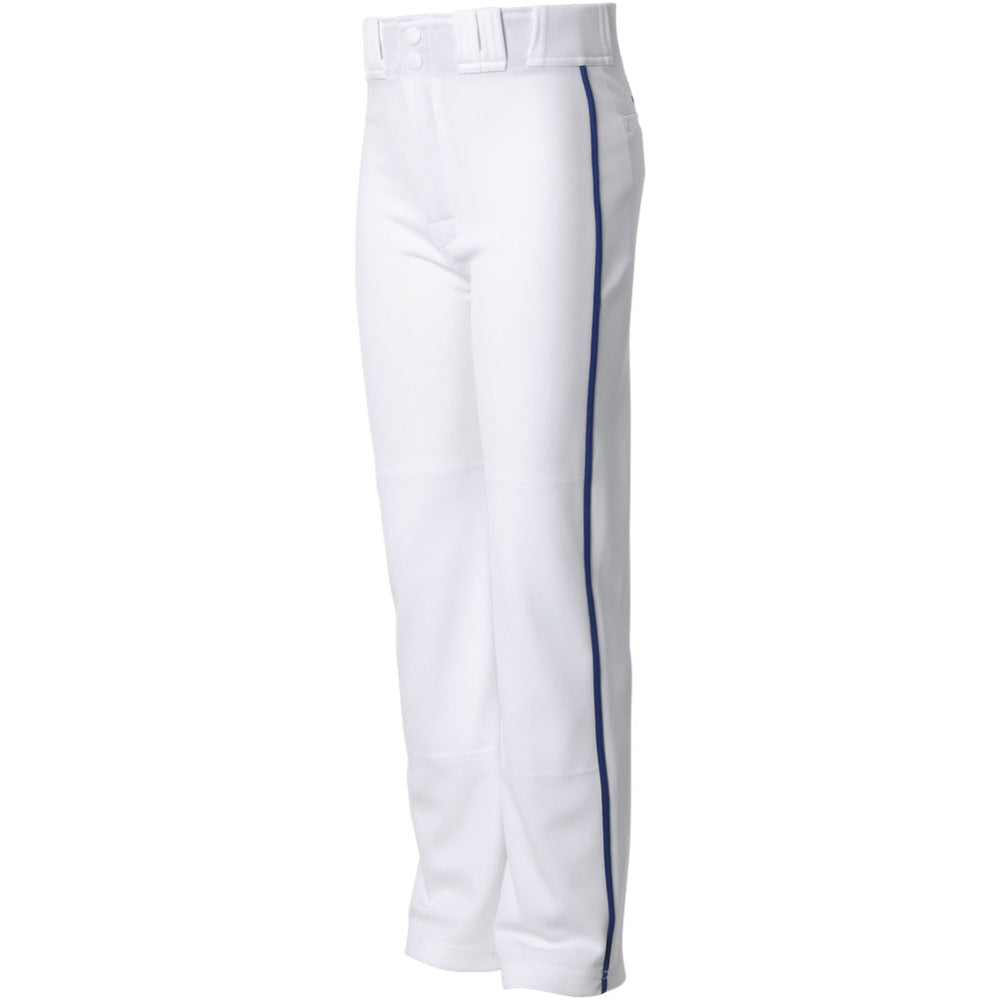 New Easton Baseball Rival Piped Pants Adult X-Small White/Navy A164561
