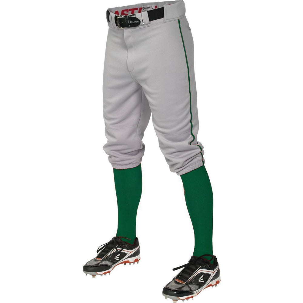 New Easton Baseball Boys' Youth Pro Plus Baseball Pants Large Grey/Green