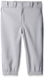 New Easton Baseball Boys' Youth Pro Plus Baseball Pants Large Grey/Navy
