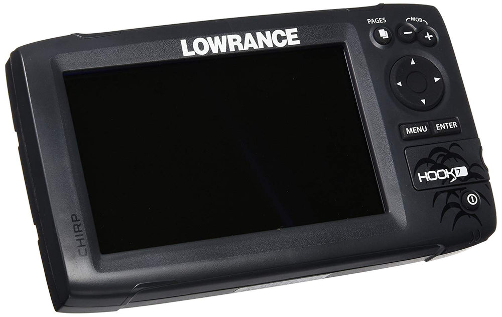 Used Barely Lowrance Hook-7 Base Sonar/GPS Mid/High/Downscan Fishfinde PremierSports Used Barely Lowrance Hook-7 Base Sonar/GPS Mid/High/Downscan Fishfinde PremierSports
