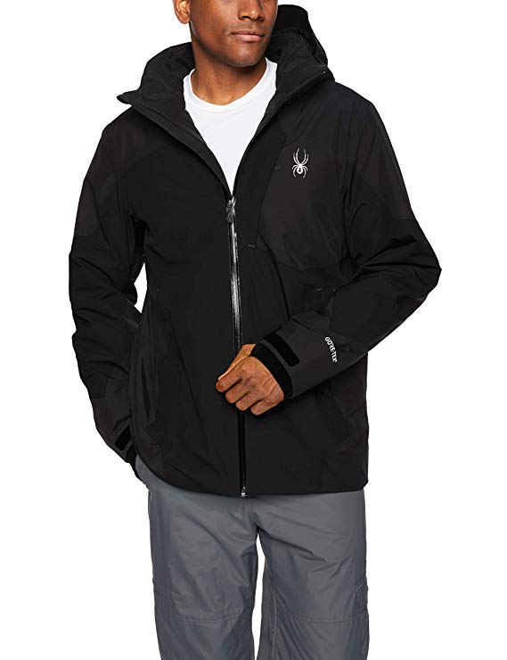 New Spyder Men's Chambers Gore-tex Ski Jacket Men's Large Black