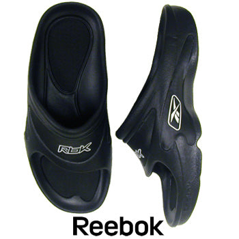 New Reebok Team Mojo Unisex Sandals Men 7/ Women 8 Black/White