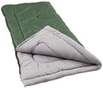 New Coleman Alabaster Sleeping Bag One Size Green/Grey